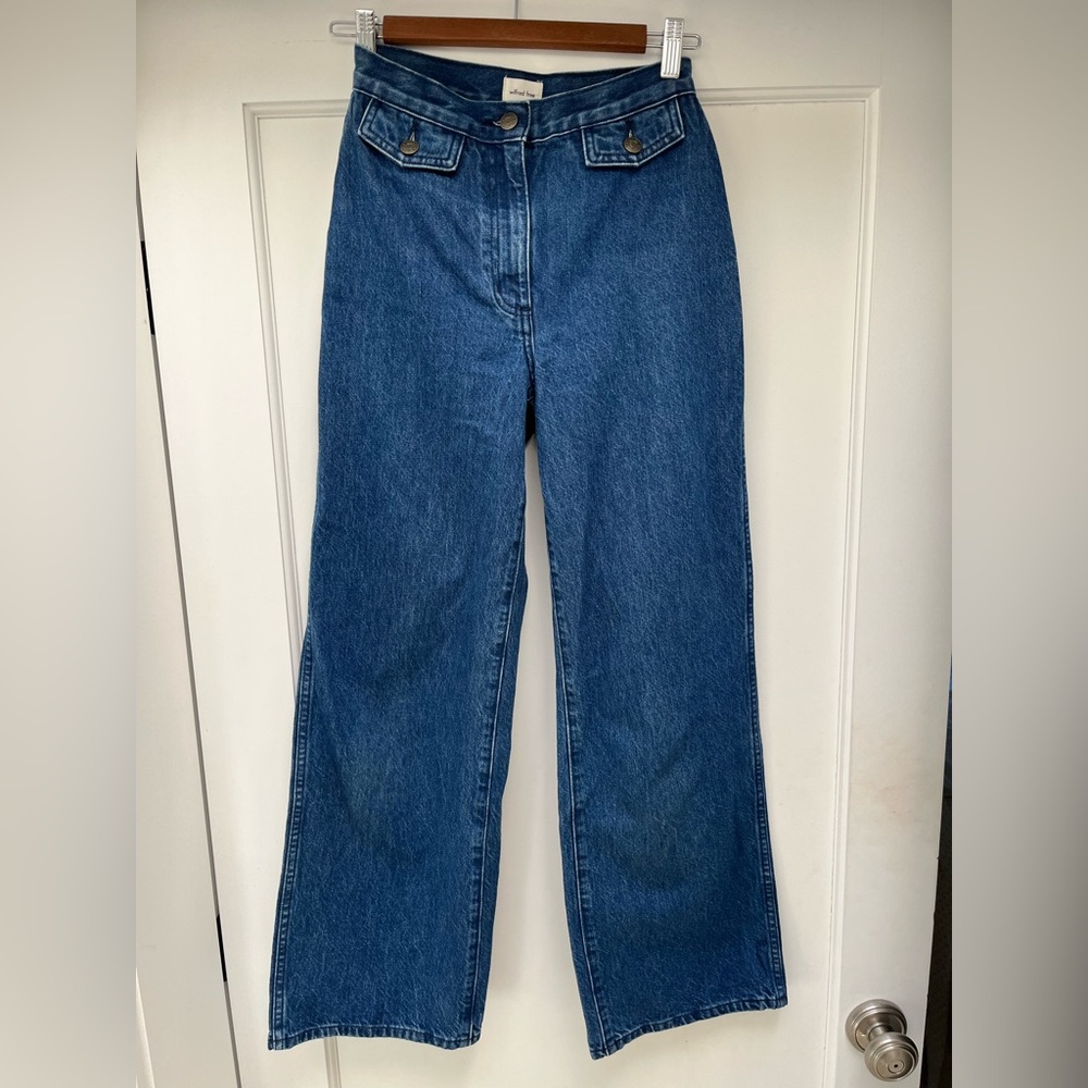 Aritzia Wilfred Free, Aritzia, High Rise, Straight Relaxed Leg, Demin Jeans